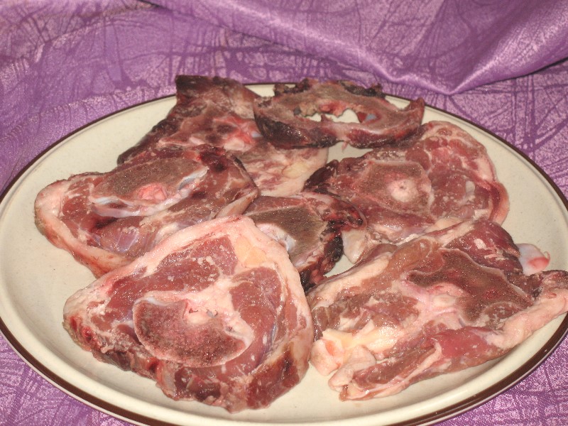 Lammfleisch roh