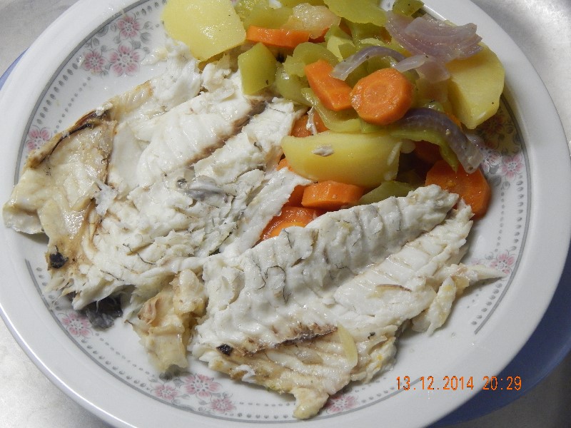 Doradenfilet mit Beilagen