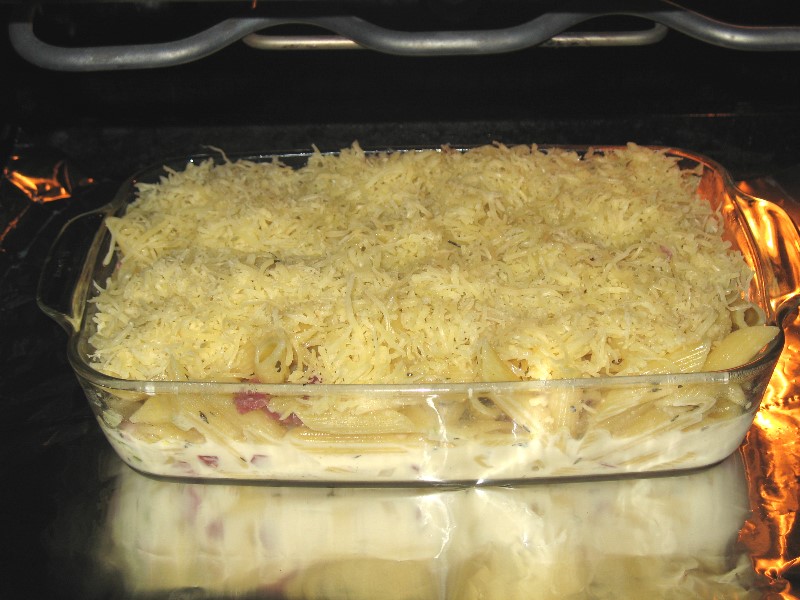 Auflauf vor dem Backen